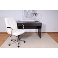 thumbnail image 2 of Boss Office Chair in White with Chrome Arms, 2 of 4