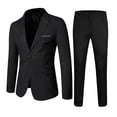thumbnail image 1 of Hiiyo Tween Boys Formal Suit Solid Long Sleeve Blazer Trousers 2Pcs Set, Sizes 10-18, 1 of 2