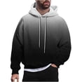 thumbnail image 1 of Rbaofujie Chandails à Capuche pour Garçons Hommes Décontracté Mode Chandails à Capuche Col Rond Imprimé Chandail à Enfiler Manches Longues Hauts Chandail Chandails pour Hommes, 1 of 6