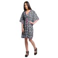 thumbnail image 3 of Moomaya Robe Courte de Caftan de Plage, Robe de Couverture Imprimée, Kaftan pour Femmes, Tenue de Plage, Couverture, 3 of 4