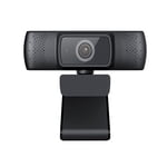 Webcam complet HD 1080P Webcam Auto Focus avec le bruit Annuler Microphone Caméra Web pour la conférence, streaming en direct, enregistrement