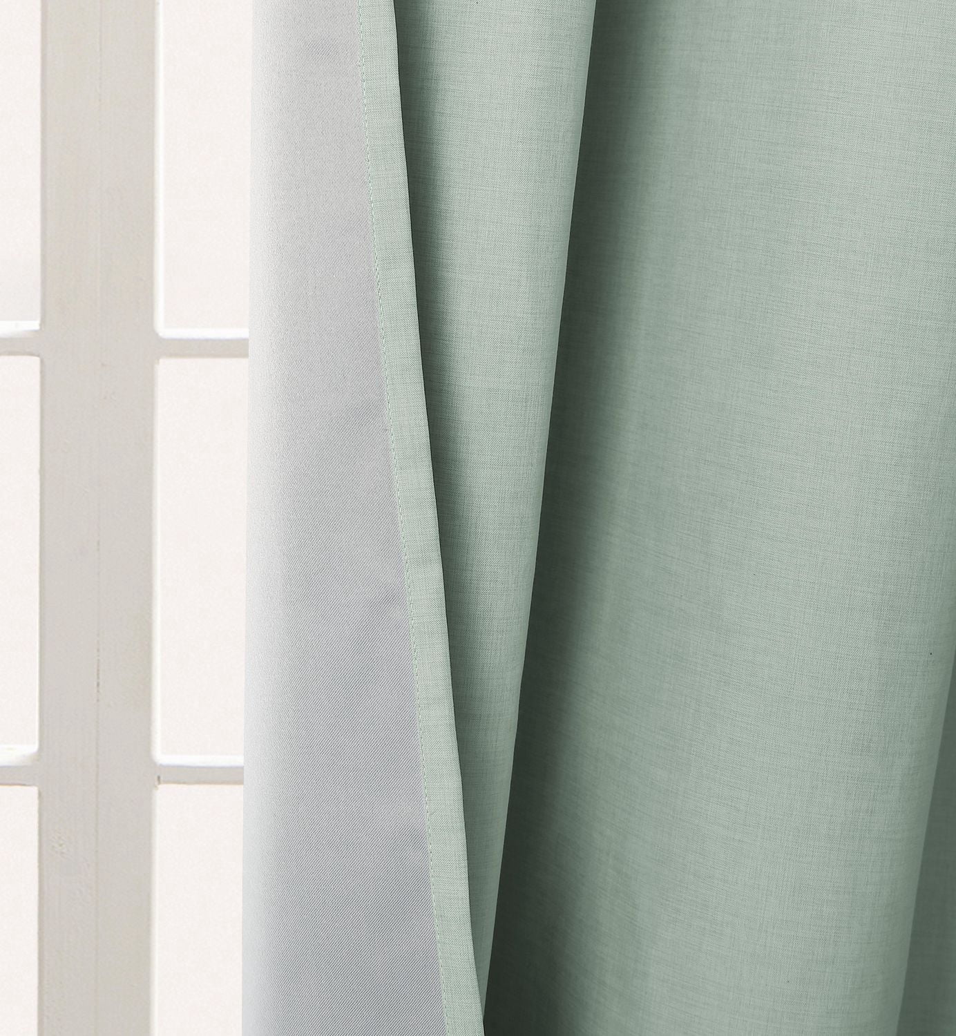 Panneau de fenêtre simple en faux lin