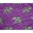 thumbnail image 4 of oneOone Polyester Lycra Fabric Elephant Block Print Fabric By The Yard 56 Inch Wide, 4 of 4