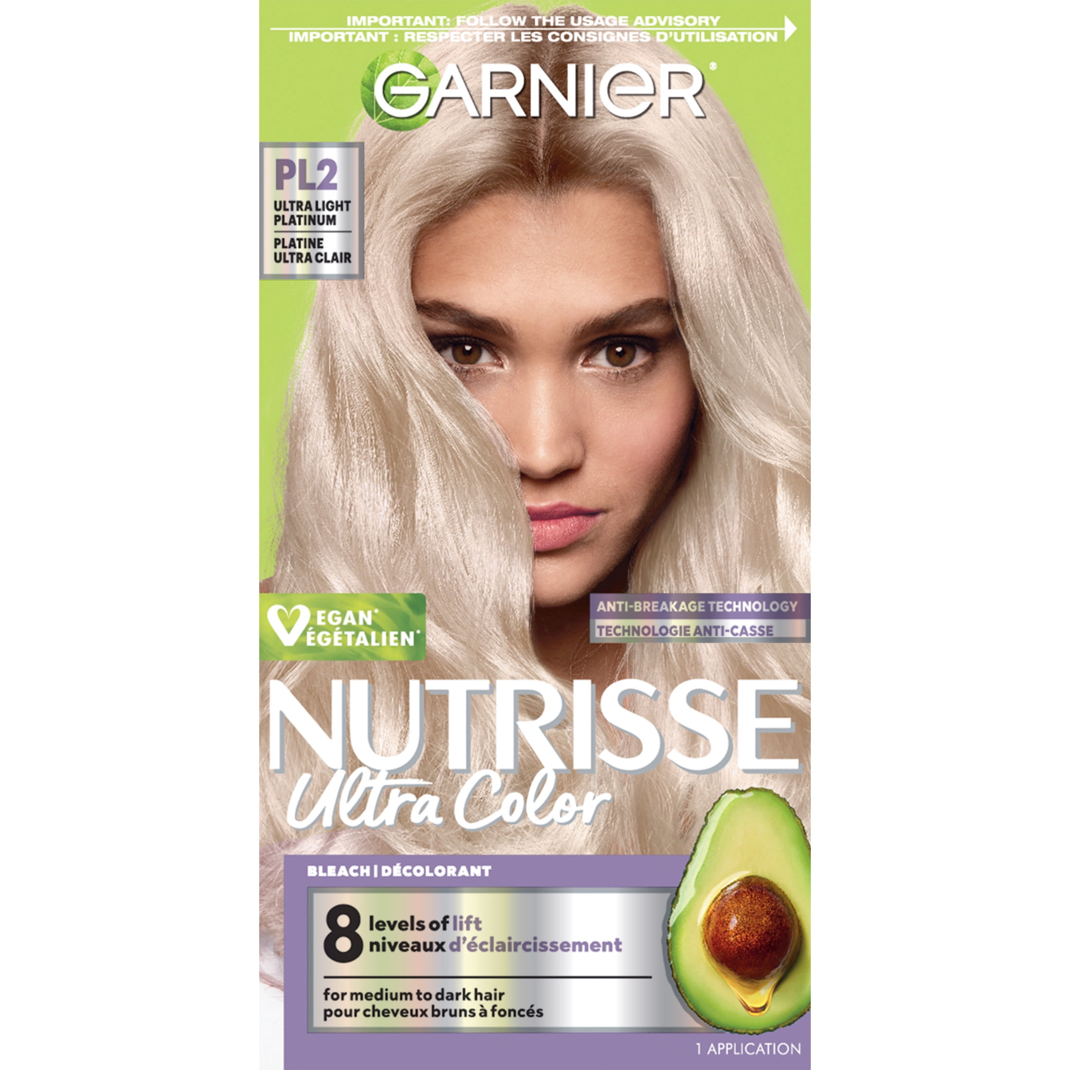 Garnier Nutrisse Ultra Color Kit Décolorant Platine Ultra Clair