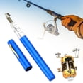 thumbnail image 1 of 2024 Pen Style Pocket Fishing Rod Compact Aluminum Alloy Telescopic Mini Travel Rod For Outdoor Anglers, 1 of 3