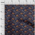 thumbnail image 1 of oneOone Cotton Poplin Fabric Leaves & Floral Block Decor Fabric Printed BTY 42 Inch Wide, 1 of 4