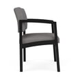 thumbnail image 4 of Lenox Steel Reception Waiting Room Guest Chair / Black Steel / Light Gray, 4 of 5