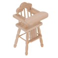 thumbnail image 2 of Dollhouse Baby Dining Chair, 1/12 Dollhouse Decoration Foldable  For Collection, 2 of 8
