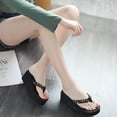 thumbnail image 4 of Chaussures et Pantoufles de Plage à Semelle Compensée Antidérapantes pour Femmes, Mode et Décontractées, 4 of 9