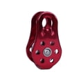 thumbnail image 2 of QualitChoice Climbing Pulley with Ball Bearing Survival Tool High Altitude Rescue Accessory Aluminum Alloy for Traverse Hauling Equipment Red, 2 of 6