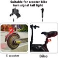 thumbnail image 2 of E Scooter Turn Signal,Remote Control Electric Scooter LED Blinker/Tail Light Compatible with Max G30/Ninebot/Segway Series Electric Scooter, Adjustab, 2 of 5