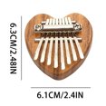 thumbnail image 2 of Agiferg 8 Key Mini Kalimba Exquisite Finger Thumb Piano Marimba Musical Good Accessory Christmas Gift, 2 of 2