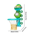 thumbnail image 3 of Hearth & Gear Interactive Basketball Hoop Toy For Kids With LED Score Counter Voice Prompt Educational Sports Game Indoor Play For Ages 3 And Up Handheld Math Games for Kids Animal Matching Game for, 3 of 6