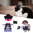 thumbnail image 1 of Premium Fabrics, Easy To Wear Dog Pirate Costume, Fun And Cute Look, Wide Application, Easy To Clean, Pet Pirate Costume With Hook AndFastener Design, 1 of 8