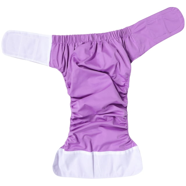 OUNONA Comfortable Breathable Adult Diaper Purple Washable Sticky Leakproof for Hospital