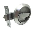 thumbnail image 1 of Luzkey Round Knobs Rings Pulls Lock Door Handle Lock Parts Stainless Steel Recessed Door Knob Outdoor Lock for Corridor Storeroom Double Sided Lock, 1 of 8
