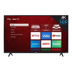 TCL 43S421 - 43" Classe diagonale (43" visualisé) - 4 Series Allumage rétroéclairé LCD TV - Intelligent TV - Roku TV - 4K UHD (2160p) 3840 x 2160 - HDR