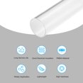 thumbnail image 3 of Unique Bargains Tuyau Acrylique Transparent Rigide Tube Rond 42mm ID 45mm OD 6 Pouces pour Lampes et Lanternes Système de Refroidissement par Eau, 3 of 6
