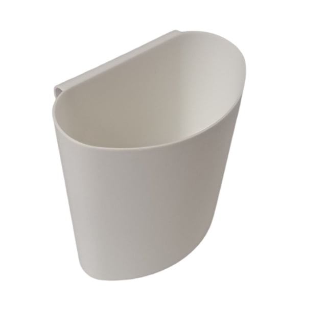 Lksixu White Plastic Storage Bins For Pantry Organization With Four Handles Kitchen Gadgets