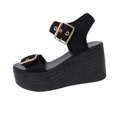 thumbnail image 1 of Platform Sandals Women Espadrille Wedge Comfortable Ankle Strap Open Toe Sandals for Walking, 1 of 8