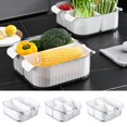 thumbnail image 2 of Washing Basket High Capacity Grid Design BPA-Free Draining Washing Tool Fruits Vegetable Drain Basket Kitchen Accessory, 2 of 12