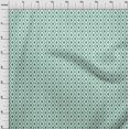 thumbnail image 4 of oneOone Cotton Poplin Green Fabric Tribal Craft Projects Decor Fabric Printed By The Yard 56 Inch Wide, 4 of 4