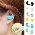 thumbnail image 3 of 2x Bouchons d'Oreilles de Sommeil Imperméables Portables Doux Réduction du Bruit Natation P4E8, 3 of 9