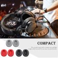 thumbnail image 1 of 2x Ear Pads Earphones Solid leather and sponge Color Leather Cushion Gaming Headset Earpads Hearing Protection Hoop Replacement for W820BT Red, 1 of 9