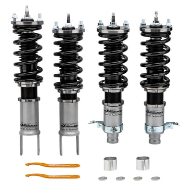 Maxpeedingrods Ensemble de Sturts à Coilover Entièrement Réglables à 24 Voies pour Honda Civic 1996-2000 EK