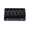 thumbnail image 2 of Guitar Bridge, Top Loading Design Strong Durable Guitar Tailpiece Adjustable Practical  For Electric Guitar Black For M00878, 2 of 8