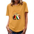 thumbnail image 1 of XZNGL Womens Summer Tops Short Sleeve Prost Womens Summer Print O-Neck T Shirts Short Sleeve Tops Blouse Womens T Shirts for Summer Womens Shirts Summer Womens Summer Shirts, 1 of 7
