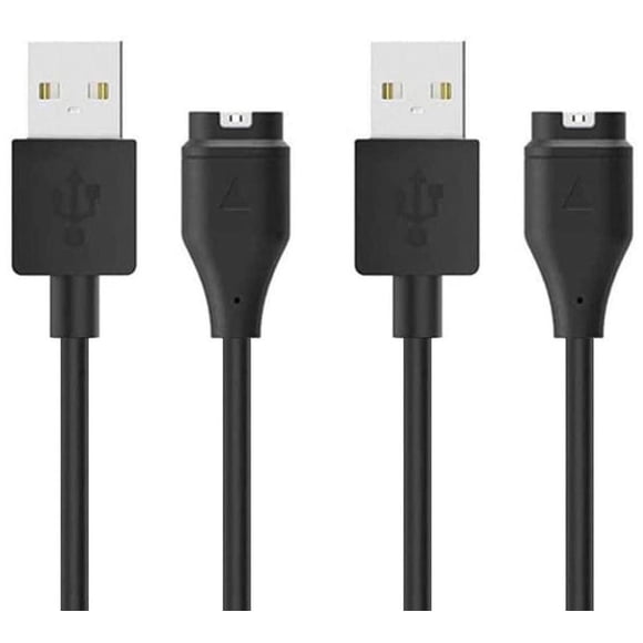 Charger for Garmin Forerunner 45 55 245 255 265 745 945 955 965, Approach S10 S12 S40 S42 S60 S70, Vivoactive 3 4 4S, Instinct Venu 2 2S Plus Fenix 8 7 7S 7X 6 5 Charging Cable [2Pack, 3.3ft]