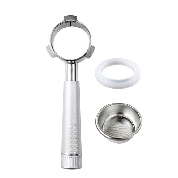 Porte-filtre Sans Fond à 3 Oreilles de 54 mm avec Poignée en Alliage et Tête en Acier Inoxydable, Convient aux machines à Café Breville 870/875/878/880
