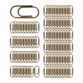 thumbnail image 4 of yuksok 100 Pieces Paper Clips Premium Metal Paperclips for Home Stationery Personal Bronze, 4 of 9