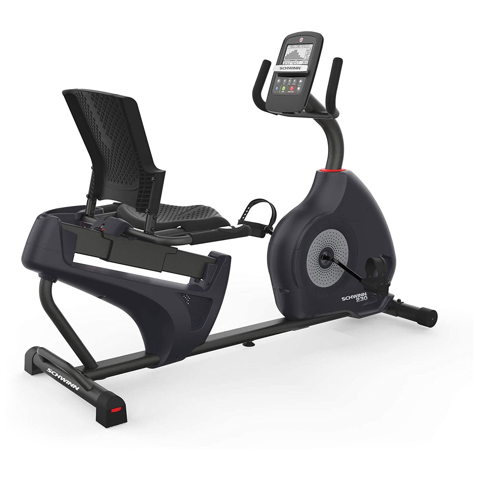 Schwinn Fitness 230 Recumbent Cardio Home Workout Trainer Exercise Bike, Black