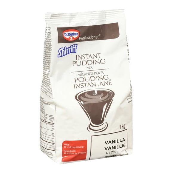 DR. OETKER Shirriff Pouding Vanille en Poudre 1 Kg/2,20 Lb