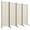 Cream White, variant on Outsunny Room Divider, 5.6FT Folding Privacy Screen, Cream White