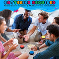 thumbnail image 2 of 8 PCS Answer Buzzers Button Answer Buzzer Game Show Buzzer Recordable Button Classroom Buzzers for Christmas Team Party, 2 of 6
