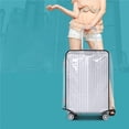 thumbnail image 3 of TIELUTT Protège-Valise Transparent Housse de Valise Housse de Bagage pour Valise à Roulettes Sac Banque Transparent Lot Organisateurs Sac Cubes de Compression pour Sac à Dos Bagage Cabine Garde-Robe Organisateur de Cordons de Bagage Sac, 3 of 7