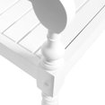 thumbnail image 3 of vidaXL Batavia Bench 123 cm Solid Mahogany Wood White, 3 of 4