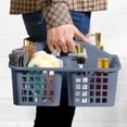 thumbnail image 5 of Dvruxg Plastic Shower Caddy Basket Cleanning Caddy with Compartments, Bath Portable Storage Utility Caddy Tote for Shower Cleaning Products and Organizing, 5 of 5