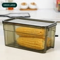 thumbnail image 1 of Dvkptbk Rangement Réfrigérateur Plastique Rangement de Pièce Organisation et Panier de Rangement Empilable Boîte de Tri pour Réfrigérateur Alimentaire avec Poignée Découpable Convient aux Cuisines Réfrigérantes Essentiels pour la Maison, 1 of 5