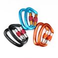 thumbnail image 4 of Amdohai Carabiner with Screw Locking Gate 25KN Heavy Duty Carabiner Clips for Hammocks Camping Hiking Backpacking, 4 of 7