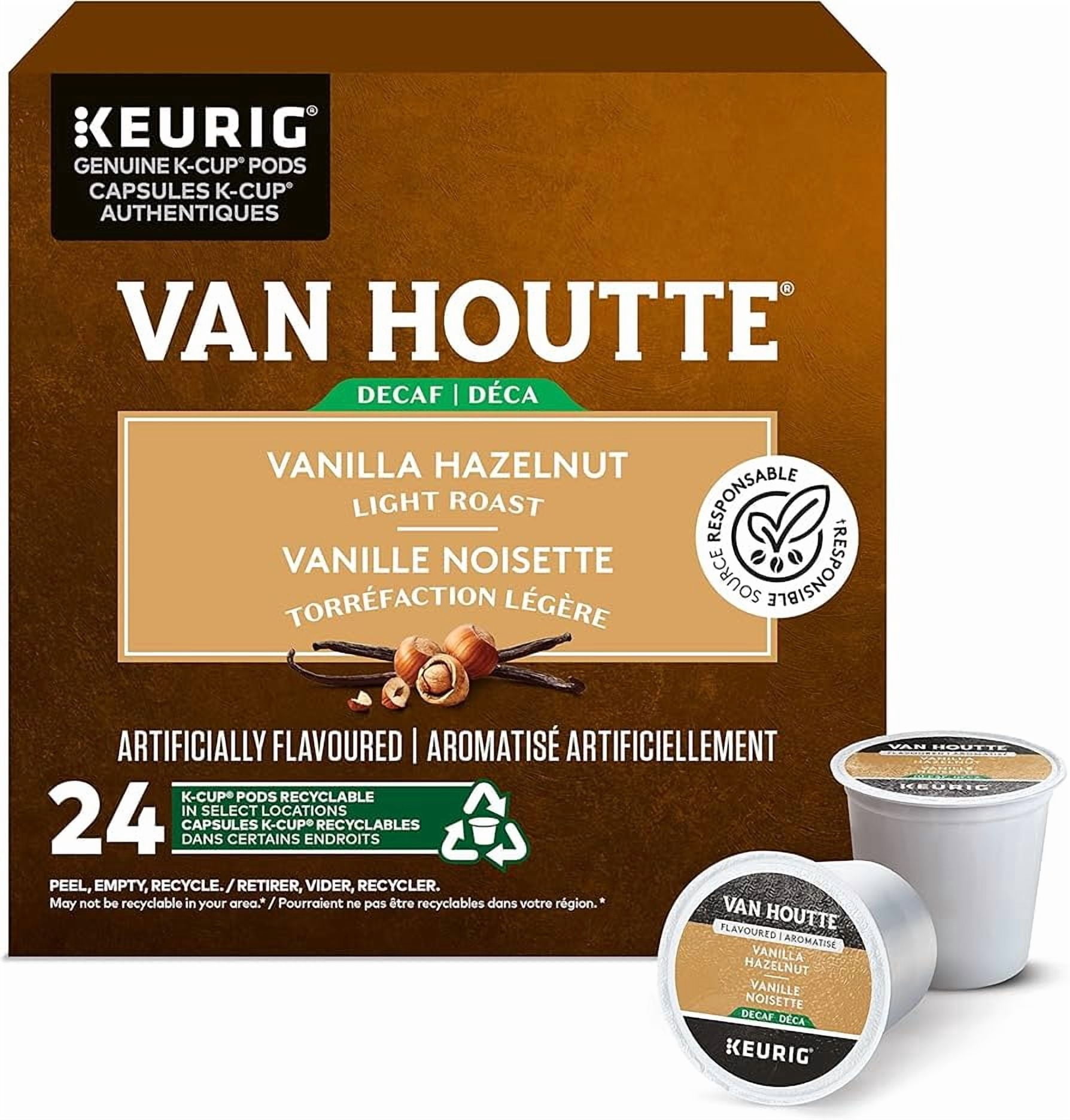 Van Houtte Decaf. Vanilla Hazelnut Keurig K-Cup Pods 96 count