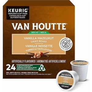 Van Houtte Decaf. Vanilla Noisette Keurig K-Cup Pods 96 Nombre