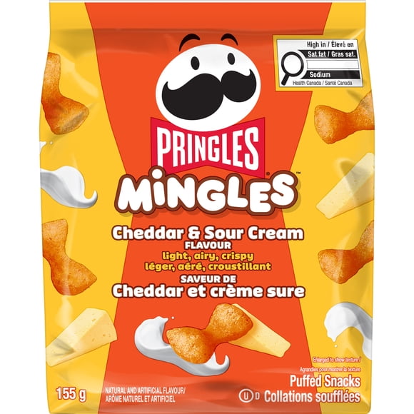 Pringles Mingles Cheddar & Sour Cream Flavour 155g