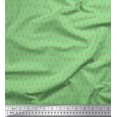 thumbnail image 1 of Soimoi Green polyester Crepe Fabric Lighthouse Nautical Decor Fabric Printed Yard 42 Inch Wide, 1 of 1