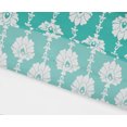 thumbnail image 4 of Vargottam Nappe d'Intérieur/extérieur 58 pouces avec trou de parapluie et Fermeture Éclair, Nappe imperméable à l'eau, Couvre-Tables pour Table de Cour Arrière - Turquoise Blue, 4 of 7