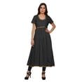 thumbnail image 1 of Moomaya Long Bollywood Designer Kurti WoMen's Solid Maxi Kurta Front Slit Tops, 1 of 6