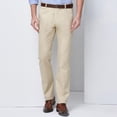 thumbnail image 3 of Mens Business Casual Pants Solid Color Stretch Wrinkle Resistant Trouser Zipper Button Straight Suit Pant Beige XXXL, 3 of 4